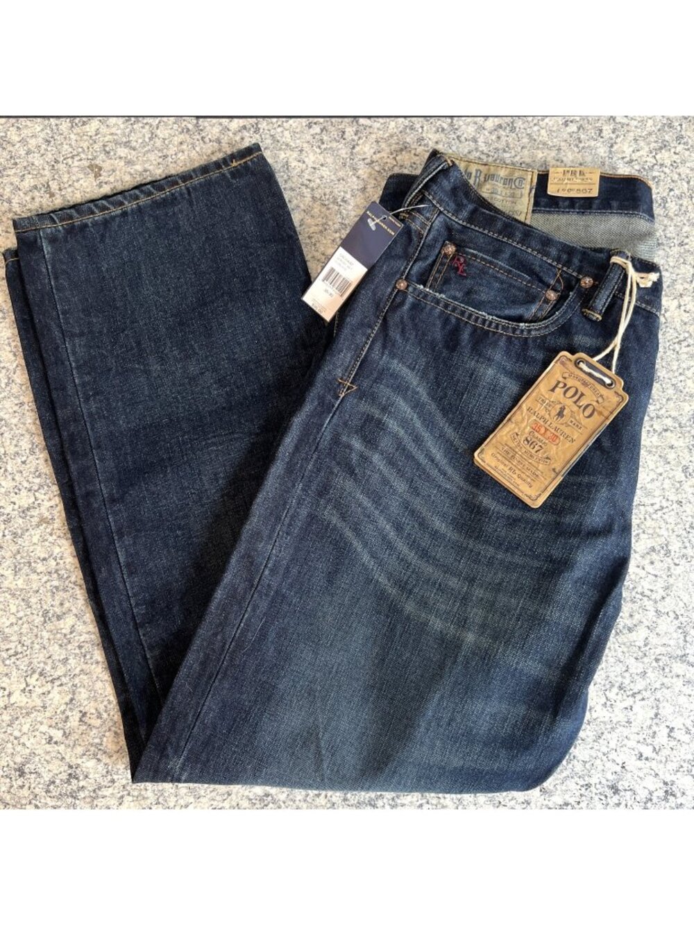 Polo Ralph Lauren Jeans Classic 867 35x30 Blue NWT